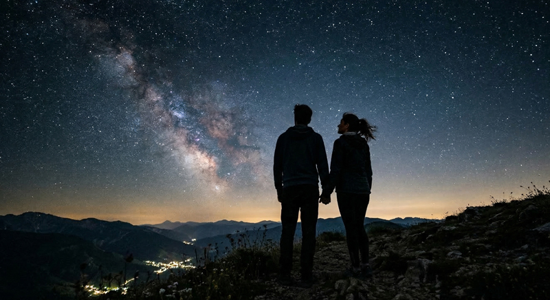 Yasmine & Stefan unter dem Sternenhimmel